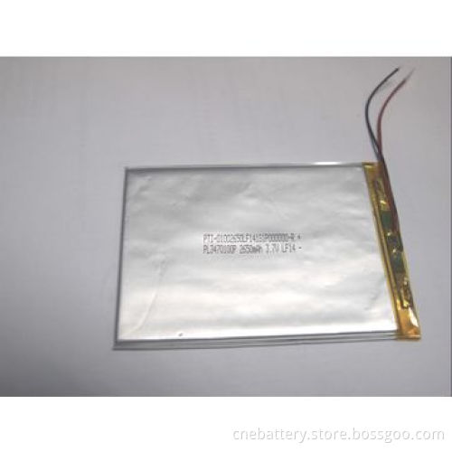 3.7V 4,600mAh Li-polymer Battery Pack with Light Weight, High-density for MP4/MP5 Players, Tablet PC